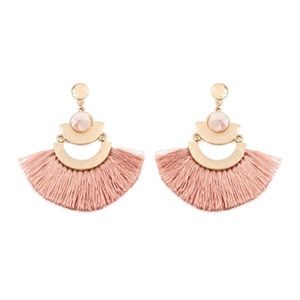 Rose Tassel Earrings